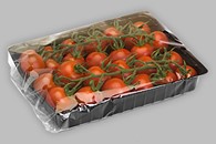 Wrapped cherry tomatoes